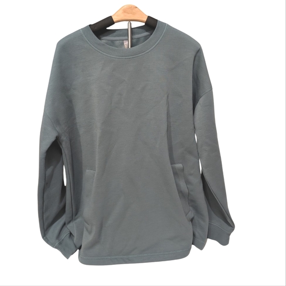 Mondetta Gray Long Sleeve Top | Size L | Soft & Cozy Everyday Shirt - Picture 1 of 9